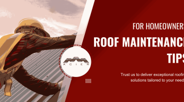 Roof Maintenance Tips